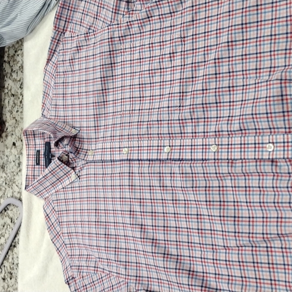 Tommy Hilfiger long sleeve button down shirt size 16 1/2 neck regular Lg - Picture 2 of 8